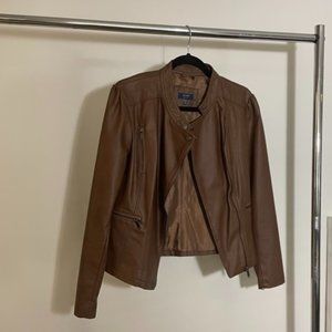 Cognac/Brown Leather Jacket